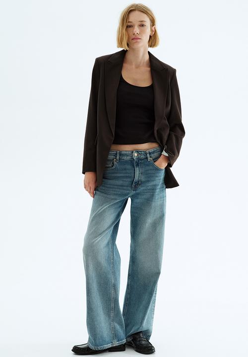 H&M - Throw-on blazer - brown