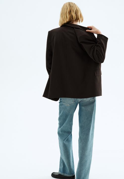 H&M - Throw-on blazer - brown