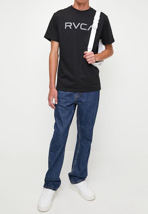 RVCA - Big rvca short sleeve tee - black dk grey logo