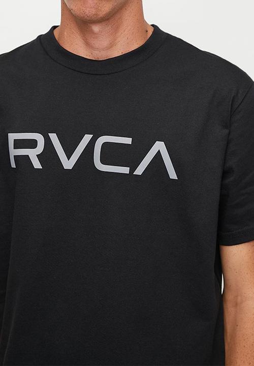 RVCA - Big rvca short sleeve tee - black dk grey logo