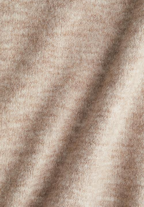 H&M - Knitted T-shirt - beige marl 
