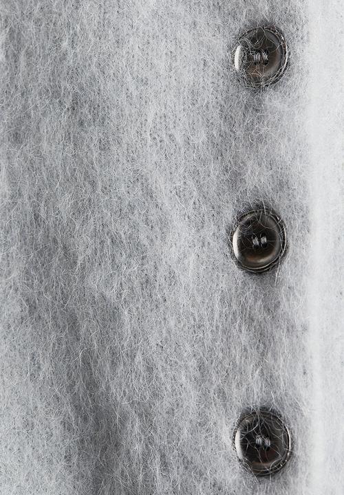 H&M - Mohair-blend cardigan - light grey 