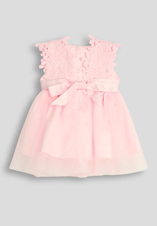 Pop Candy - Lace cross bouffant dress - pink