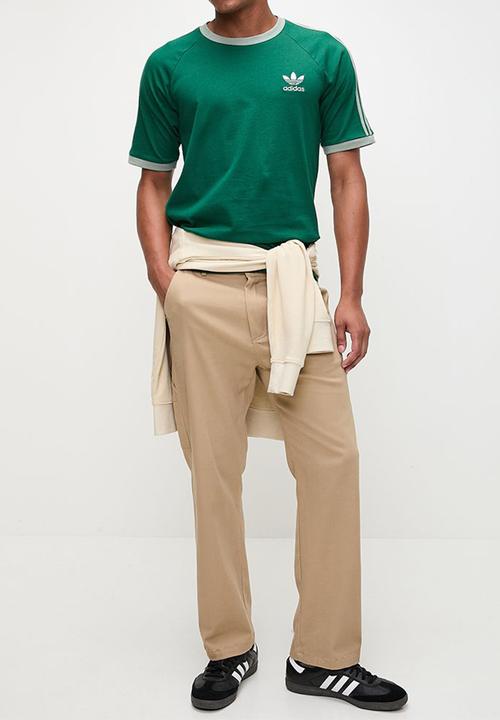 adidas Originals - 3-Stripe Tee   Cgreen - Green