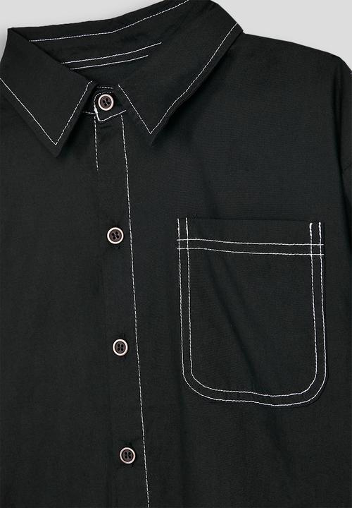 Pop Candy - Overshirt - black