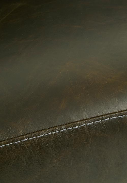 Sixth Floor - Corby Leather Occasional Chair - Pesto