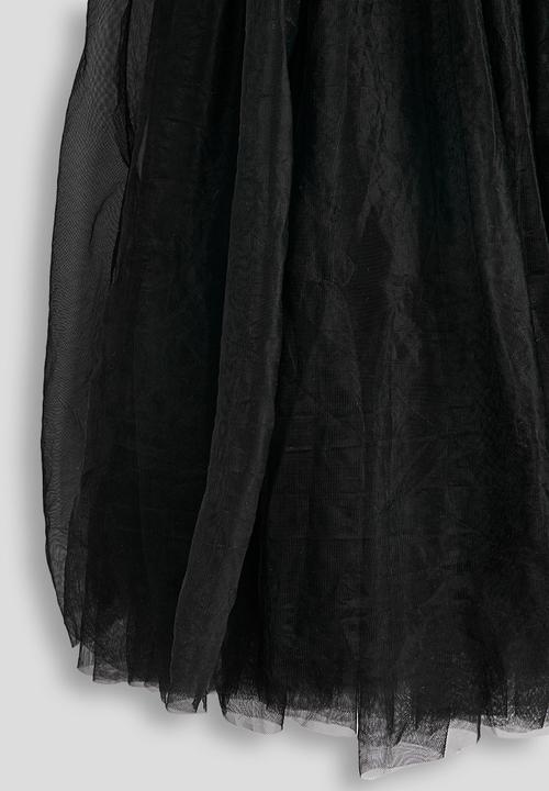 Pop Candy - Turtleneck dress with tulle skirt - black