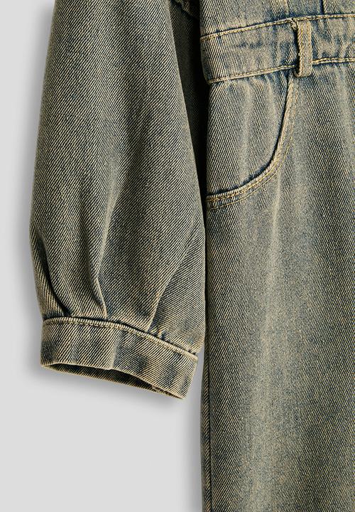 Pop Candy - Vintage wash denim dress - blue