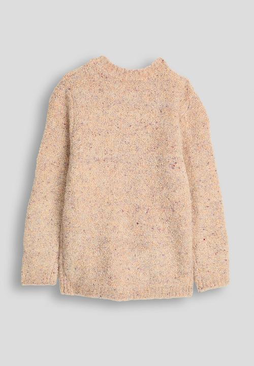 Pop Candy - Speckle knit jumper - dusty baby pink