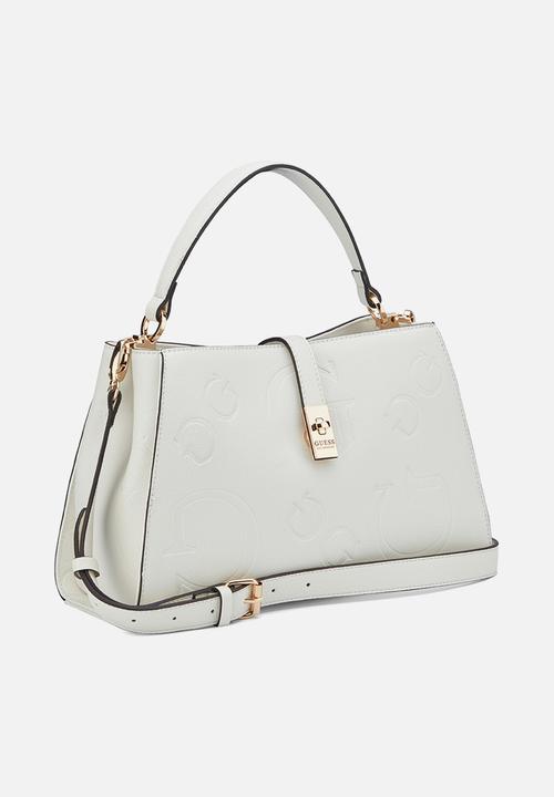 GUESS - Rudie satchel bag- cream