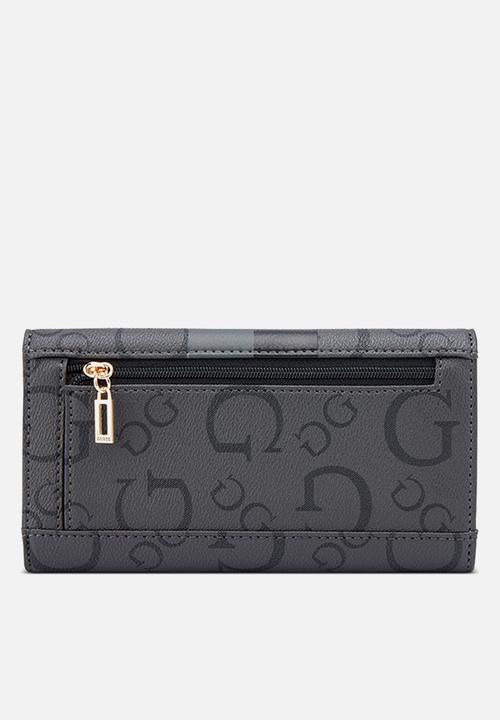 GUESS - Slg Wester Slg Slim Clutch - Coal