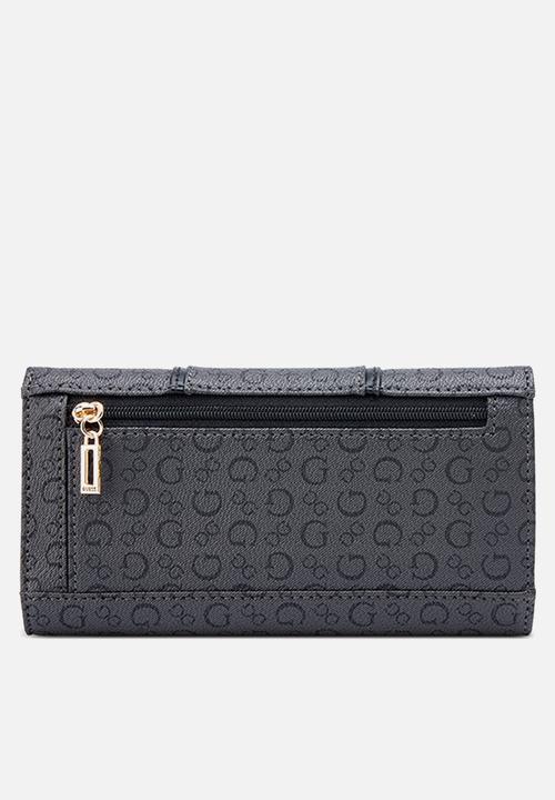 GUESS - Slg Emberly Slg Slim Clutch - Coal