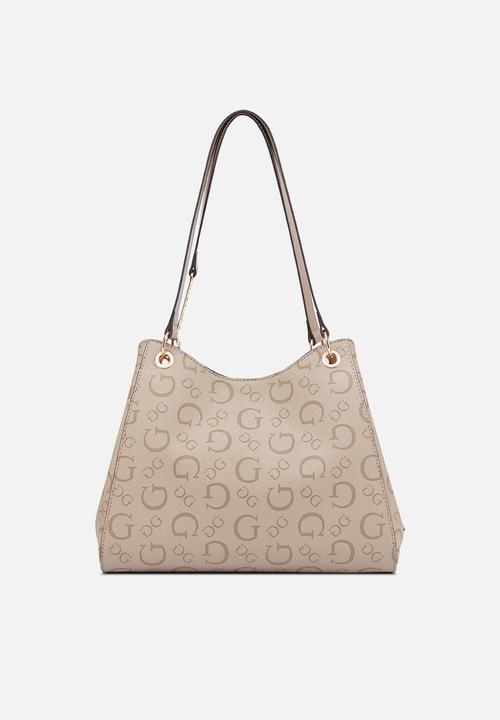 GUESS - Ahb Wester Satchel - Taupe