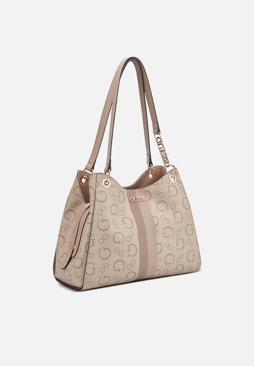 GUESS - Ahb Wester Satchel - Taupe