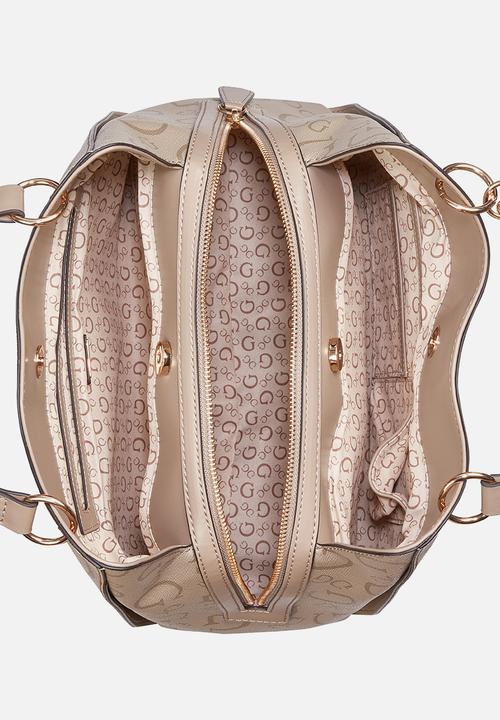 GUESS - Ahb Wester Satchel - Taupe