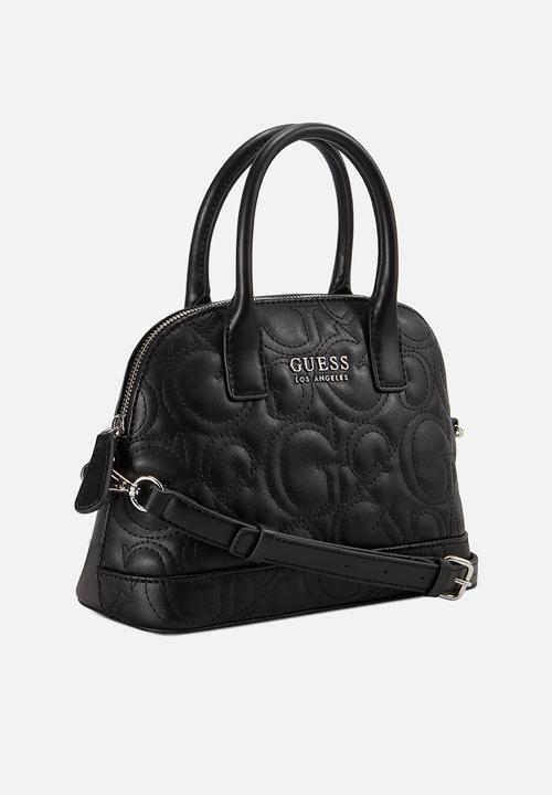 GUESS - Ahb Berkton Dome Satchel - Black