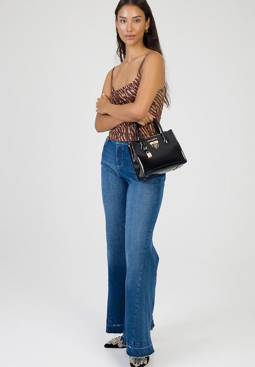 SISSY BOY - Miriam Medi Tote Patent - Black