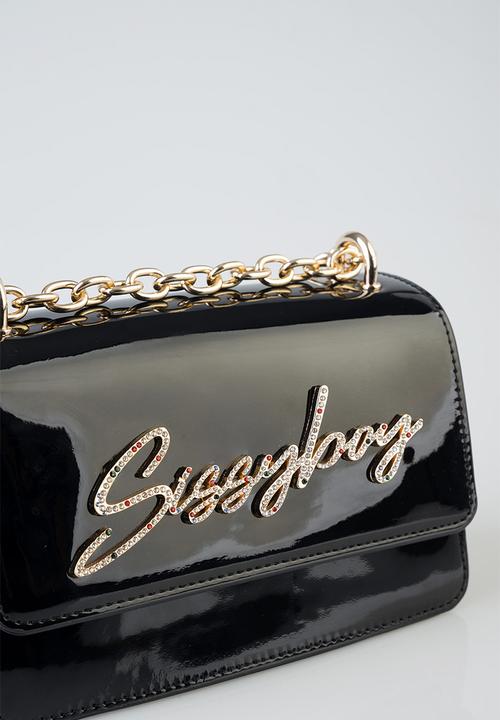 SISSY BOY - Slay Fest Patent Bling - Black