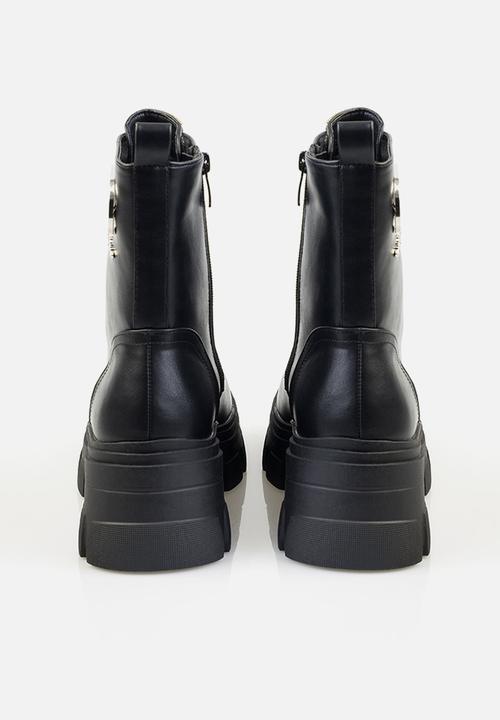 SISSY BOY - Arlette lace up boot - black