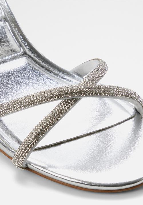 ALDO - Boucliette ankle strap heel - silver