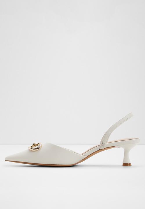 ALDO - Delicat slingback - white/bone