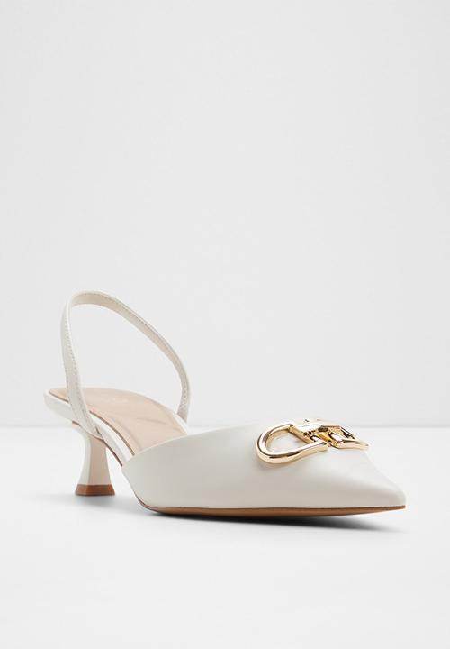 ALDO - Delicat slingback - white/bone