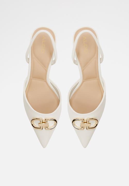 ALDO - Delicat slingback - white/bone