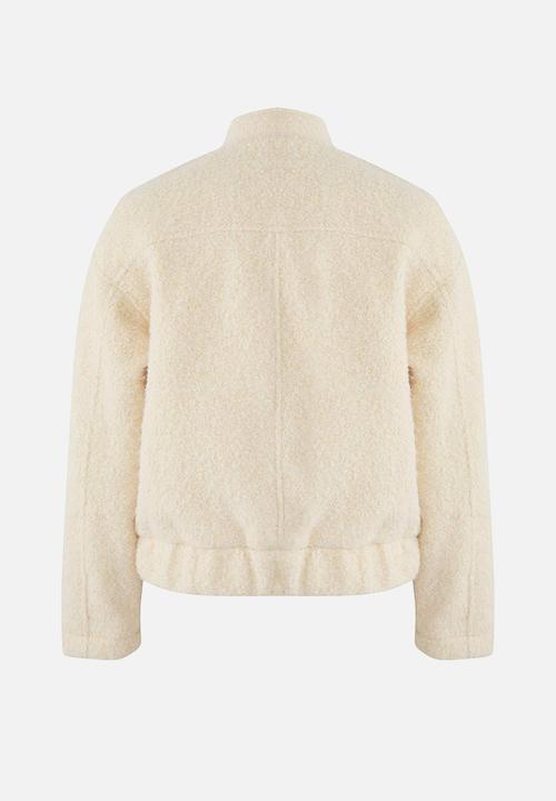 Trendyol - Regular Booklet Thin Jacket Coat - Ecru