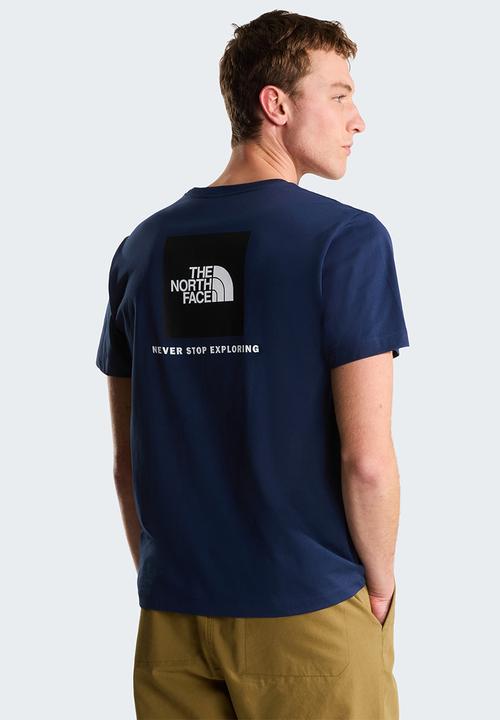 The North Face - M Evolution Box Nse Regular Short Sleeve Tee - Summit Navy