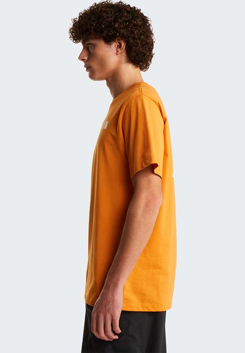 The North Face - M Evolution Box Nse Regular Short Sleeve Tee - Dust Orange