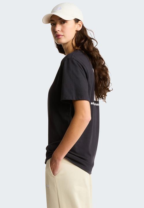 The North Face - W Evolution Box Nse Relaxed Short Sleeve Tee - Tnf Black-Tnf White