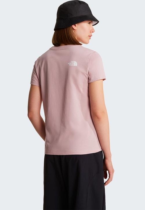 The North Face - W Evolution Half Dome Slim Short Sleeve Tee - Metal Pink