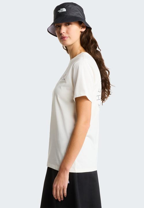 The North Face - W Monte Regular Short Sleeve Tee-Graphic - White Dune