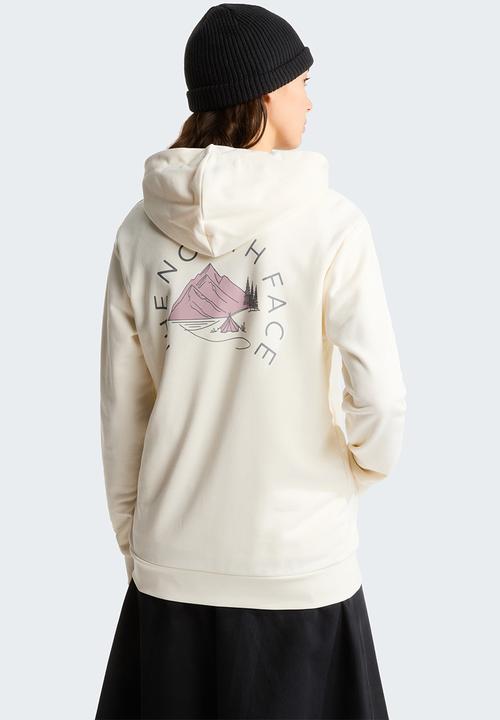 The North Face - W Monte Regular Hoodie-Graphic - White Dune