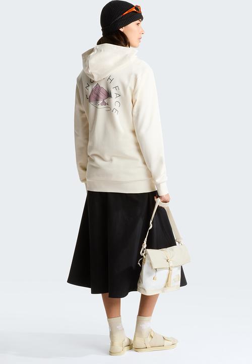 The North Face - W Monte Regular Hoodie-Graphic - White Dune
