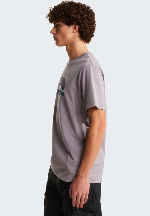 The North Face - M Mountain Line Regular Short Sleeve Tee-Graphic - Transcendent Grey