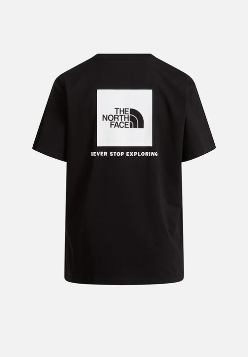 The North Face - W Evolution Box Nse Relaxed Short Sleeve Tee - Tnf Black-Tnf White