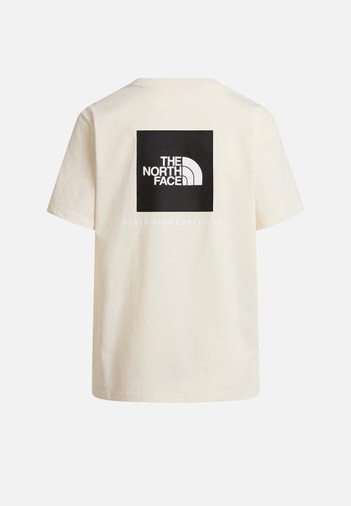 The North Face - W Evolution Box Nse Relaxed Short Sleeve Tee - White Dune