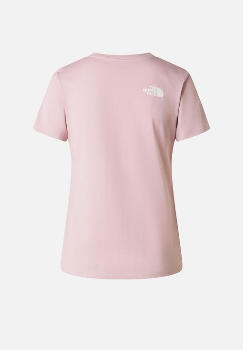 The North Face - W Evolution Half Dome Slim Short Sleeve Tee - Metal Pink