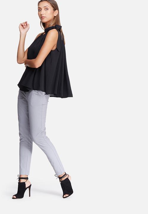 dailyfriday - Self fabric neck tie top