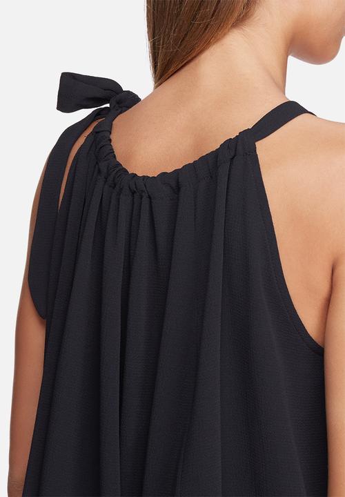 dailyfriday - Self fabric neck tie top