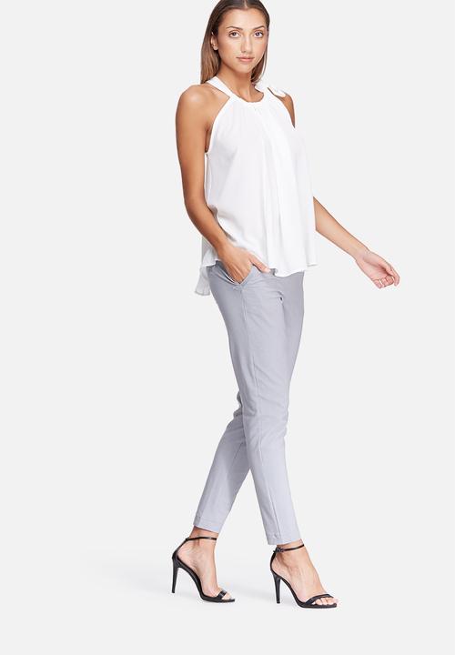 dailyfriday - Self fabric neck tie top 