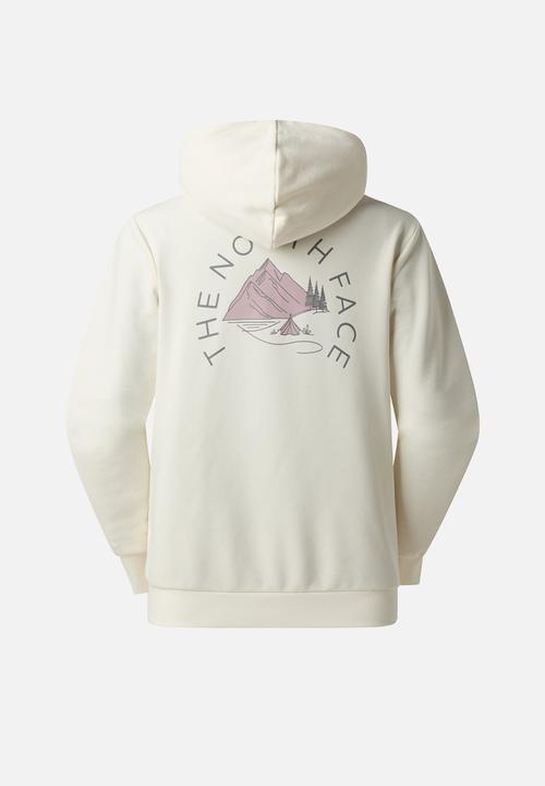The North Face - W Monte Regular Hoodie-Graphic - White Dune