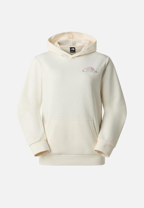The North Face - W Monte Regular Hoodie-Graphic - White Dune
