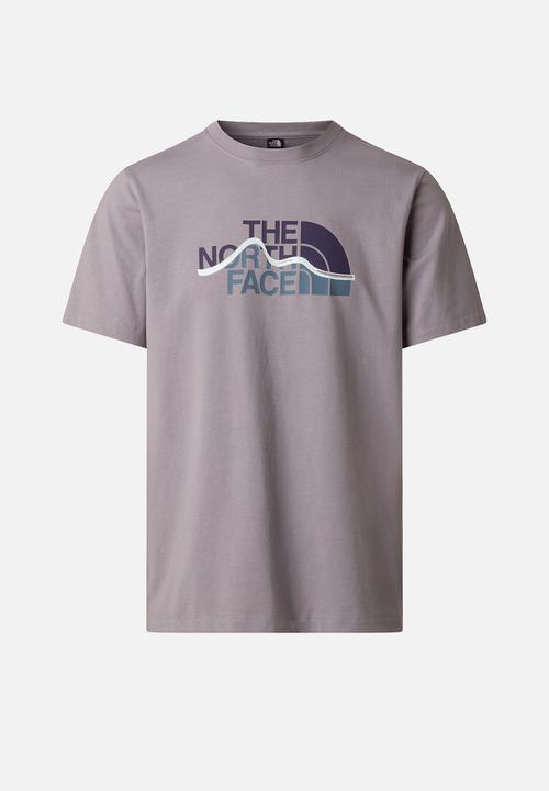 The North Face - M Mountain Line Regular Short Sleeve Tee-Graphic - Transcendent Grey