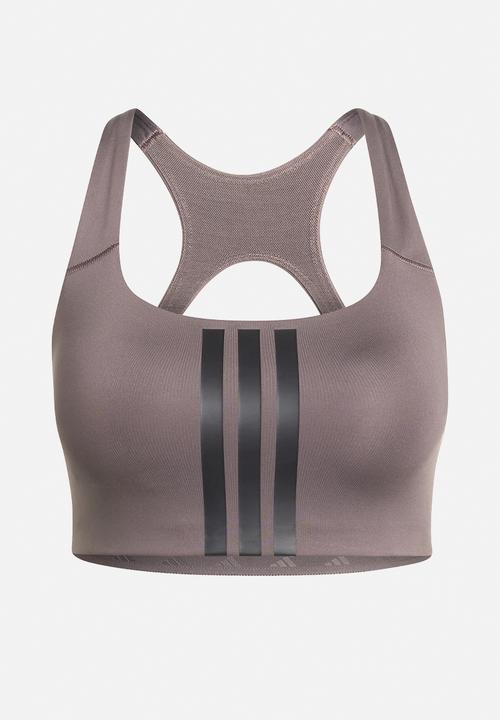 adidas Performance - Opt 3S Ms Bra - Charcoal/Black