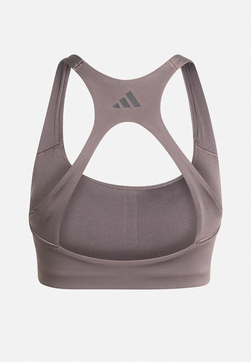 adidas Performance - Opt 3S Ms Bra - Charcoal/Black