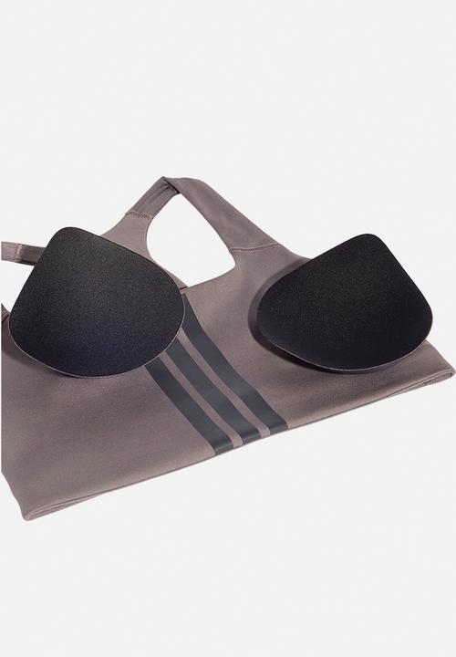 adidas Performance - Opt 3S Ms Bra - Charcoal/Black