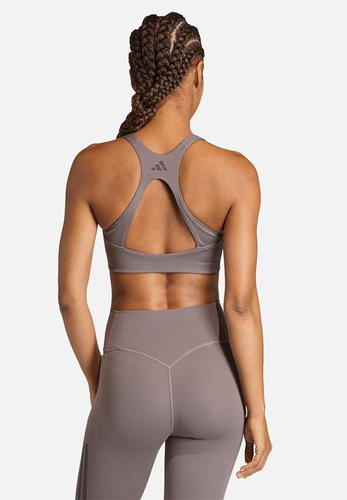 adidas Performance - Opt 3S Ms Bra - Charcoal/Black