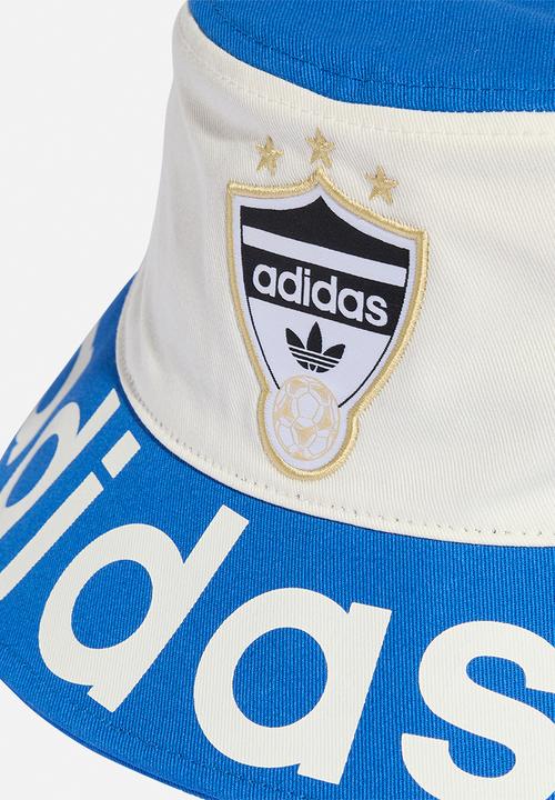 adidas Originals - Bucket hat - cloud white/blue